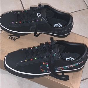 Bedazzled Nike shoes